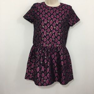Brooks brothers Girls jacquard floral party dress